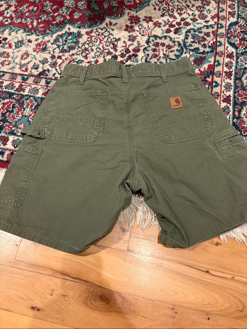 Carhartt Men's Olive Utility Cargo Shorts
